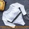 Clear Strap Bikini Transparent 2019 Long Sleeve Bikini Sexy Crop Top M
