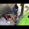 ***VIEWER DISCRETION ADVISED!*** Woman installing running boards on Ram 1500