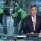 Man Slips on Ice in News Report